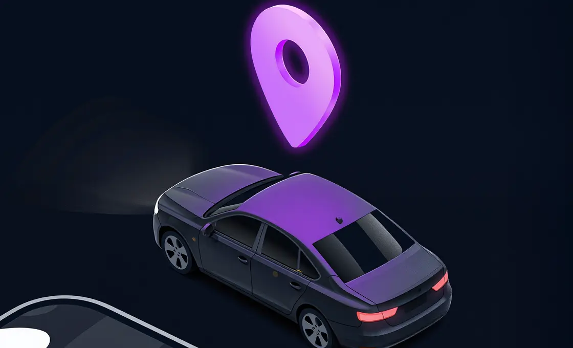 A car located by the Kinoxio app